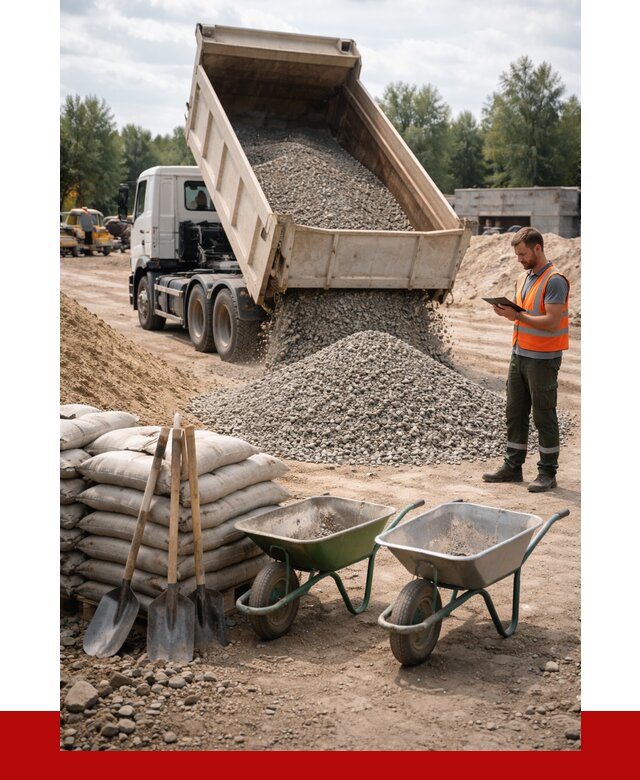 Доставка нерудных материалов в Абакане от 1226 руб. | ПРОНЕРУДБкн