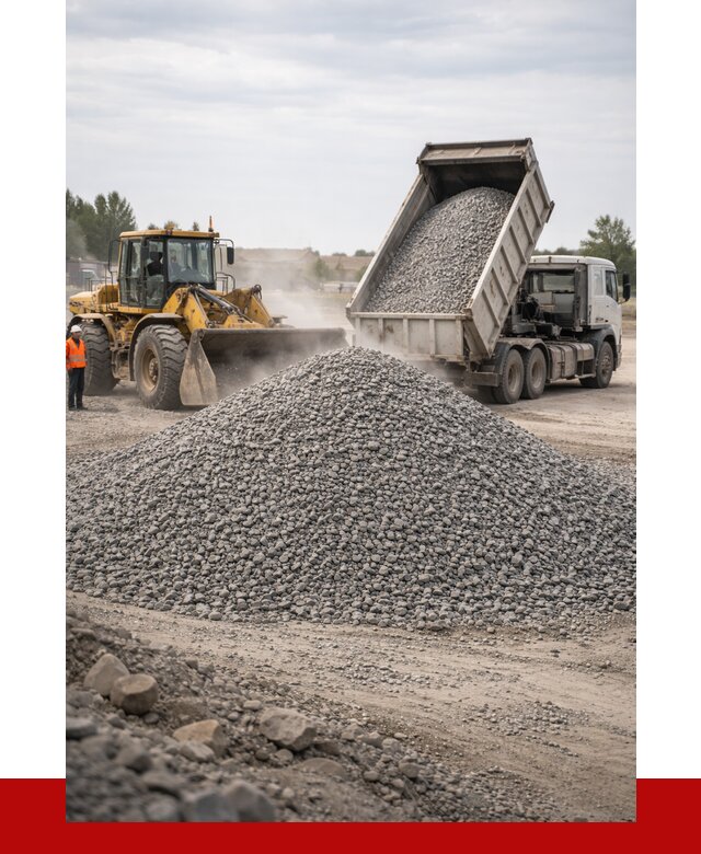 Купить щебень с доставкой в Абакане от 2554 руб. | ПРОНЕРУДБкн