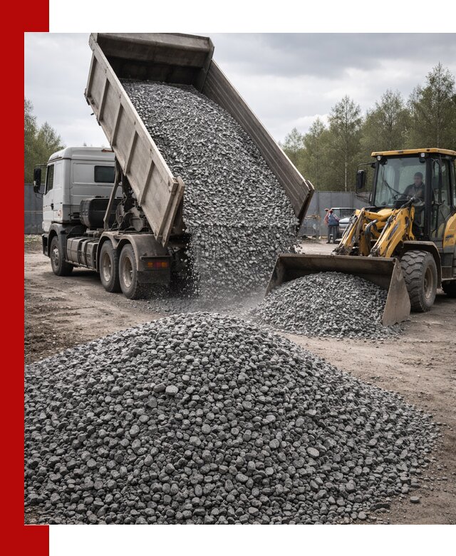 Доставка и продажа щебня гранитного в Абакане
