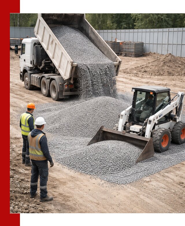 Доставка и продажа гранитного щебня фракции 0-5 в Абакане