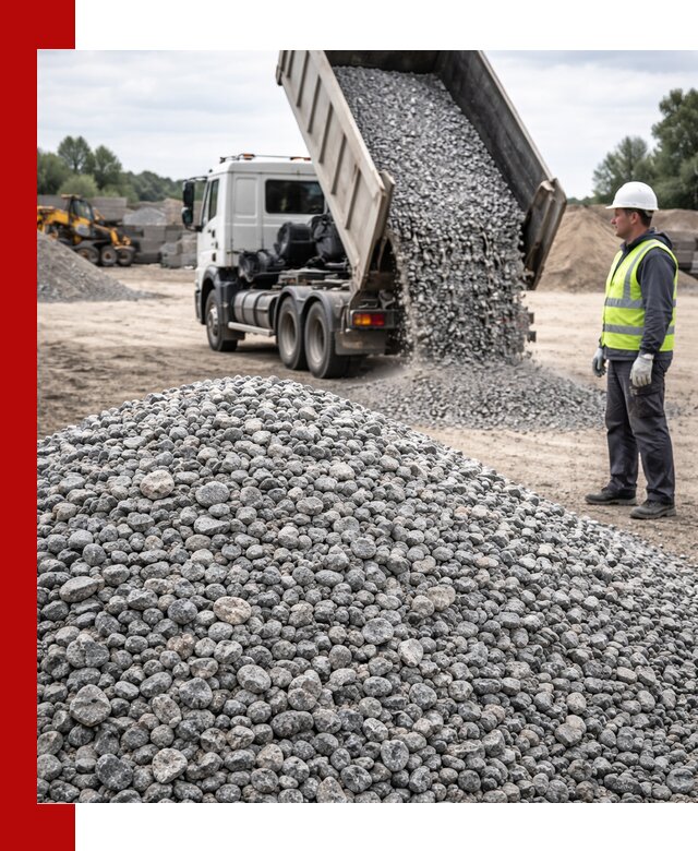 Доставка и продажа гранитного щебня фракции 5-20 в Абакане