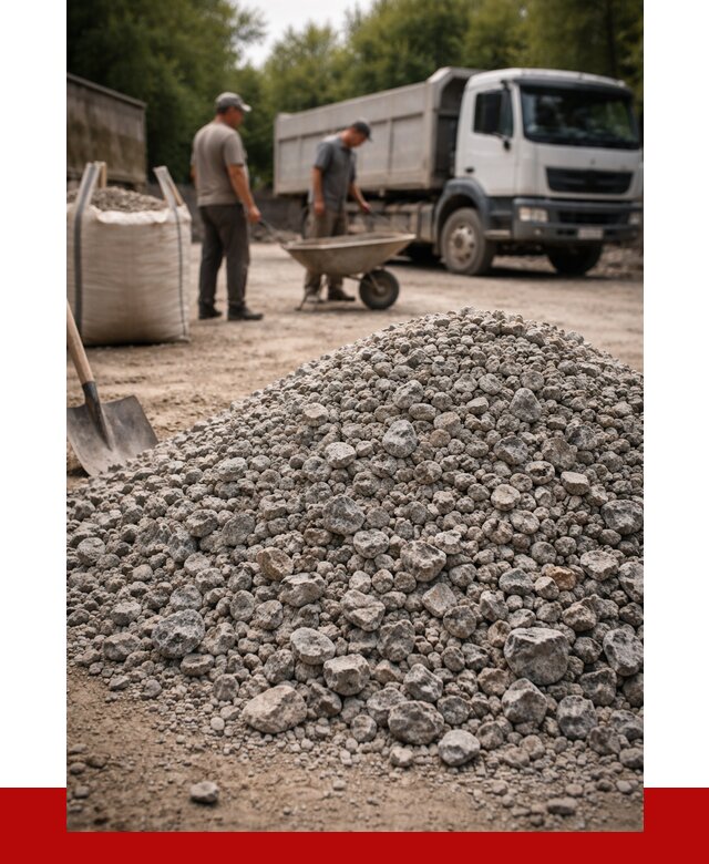 Гранитный щебень фракция 20-40 в Абакане от 3269 руб. ПРОНЕРУДБкн