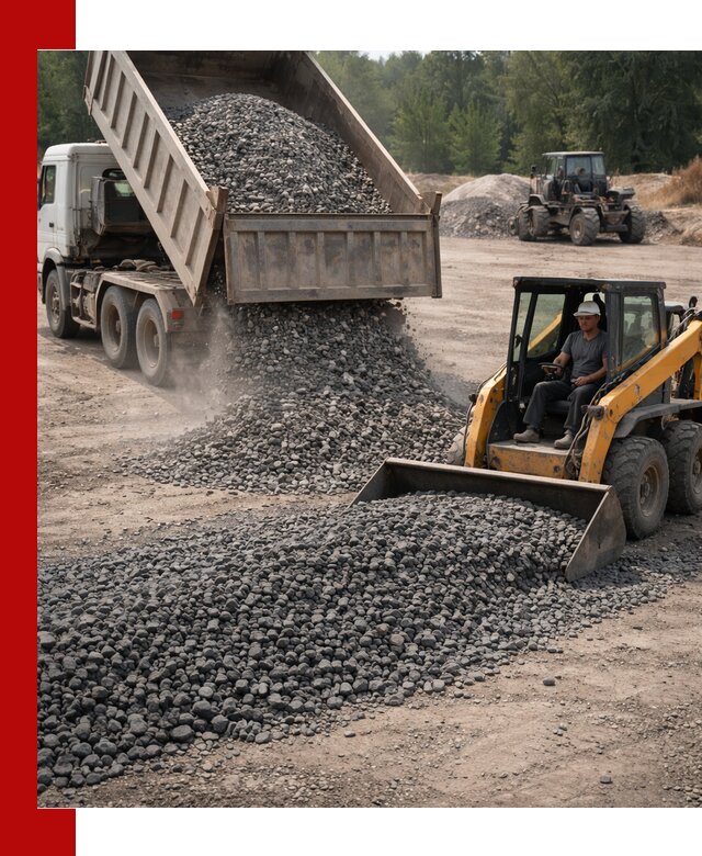 Гранитный щебень фракция 40-70 с доставкой в Абакане