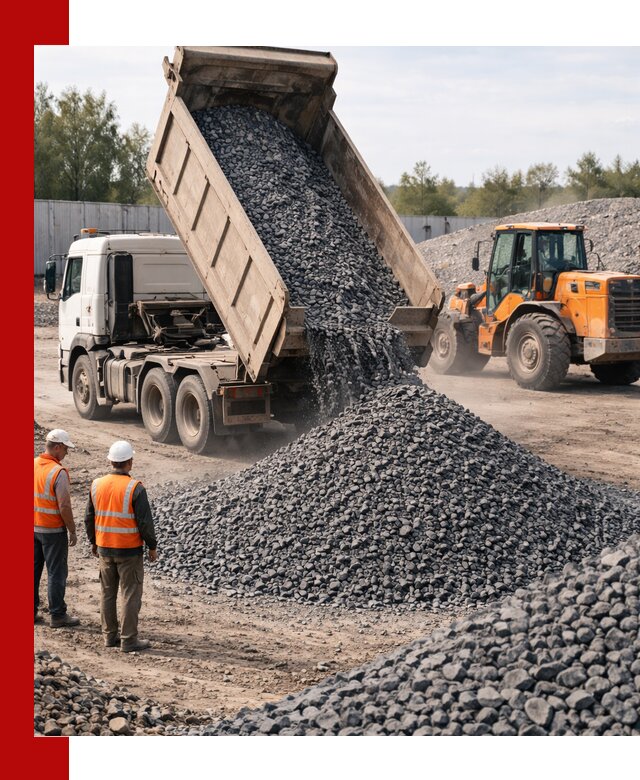 Доставка и продажа щебня габбро-диабаза в Абакане