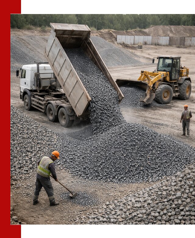 Щебень габбро-диабаз фр. 5-20 с доставкой в Абакане