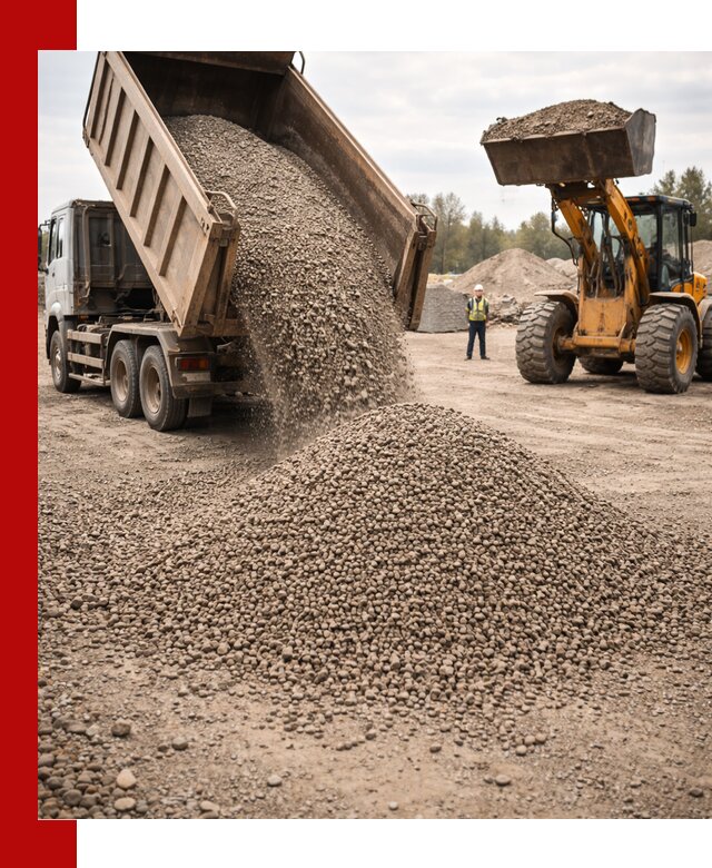Гравийный щебень фракция 3–10 с доставкой в Абакане