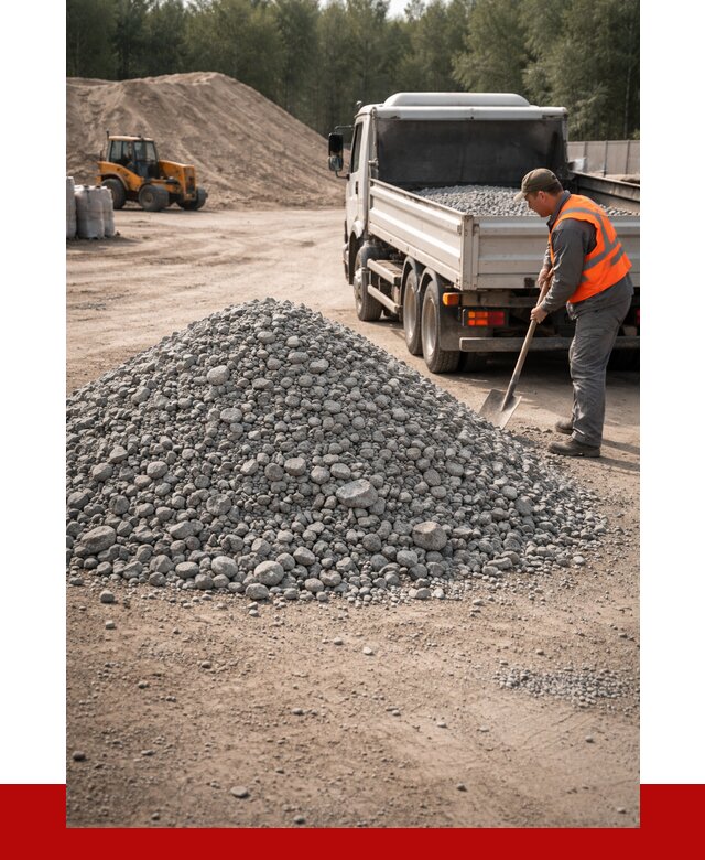 Гравийный щебень фракция 5-10 в Абакане от 2247 р. | ПРОНЕРУДБкн