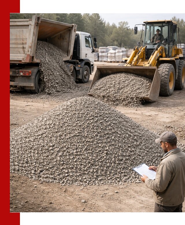 Гравийный щебень фракция 5–10 с доставкой в Абакане