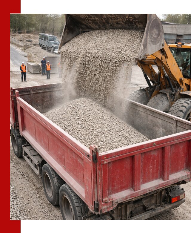 Купить известняковый щебень фракции 0-5 с доставкой в Абакане