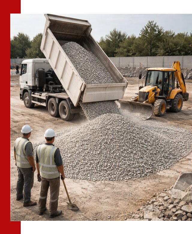Купить известняковый щебень фракции 5–10 мм с доставкой в Абакане