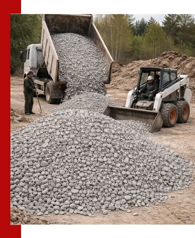 Доставка доломитового щебня в Абакане напрямую от карьера
