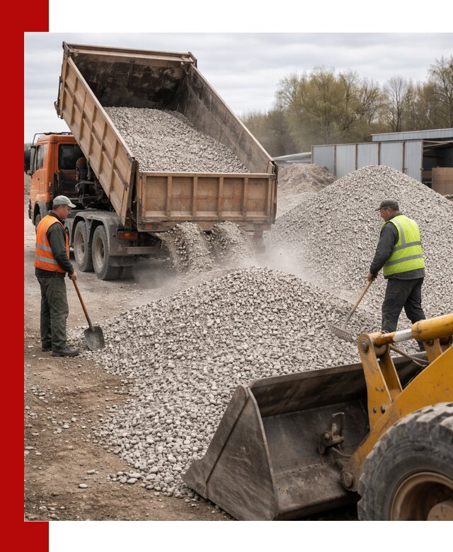 Доломитовый щебень фракции 5-20 с доставкой в Абакане