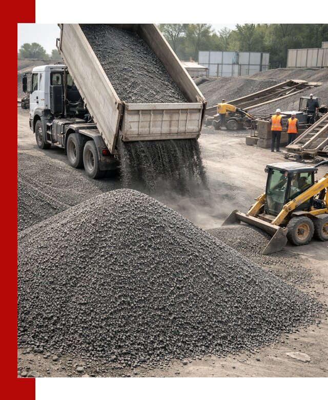 Вторичный щебень фракция 0–5 с доставкой в Абакане