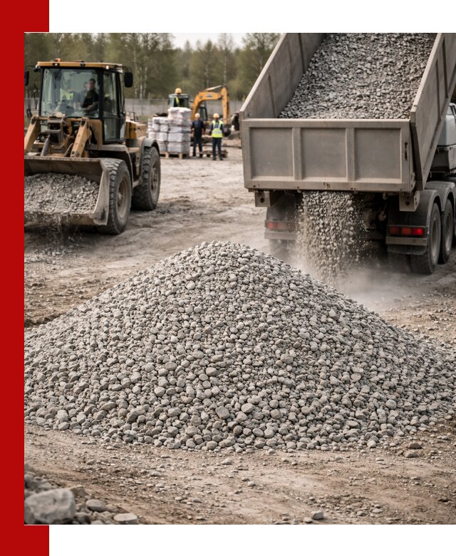 Вторичный щебень фракции 5-20 в Абакане — доставка и продажа крупнотоннажно