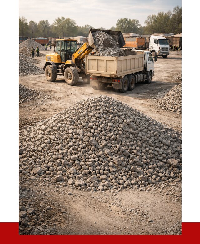 Вторичный щебень фракция 40-70 в Абакане от 1777 р, ПРОНЕРУДБкн