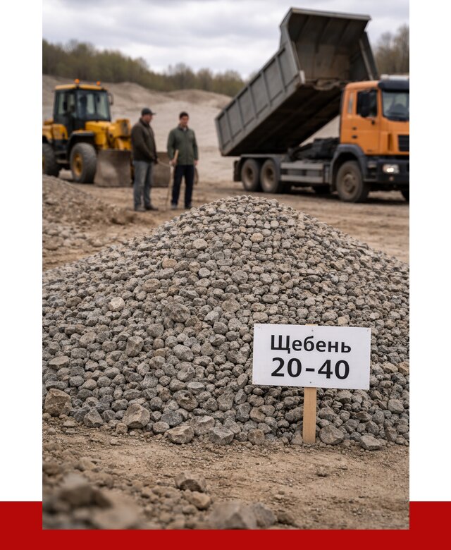 Бетонный щебень фракция 20-40 в Абакане от 2503 р. | ПРОНЕРУДБкн