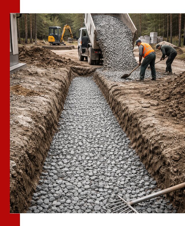 Щебень для дренажа с доставкой в Абакане высокого качества