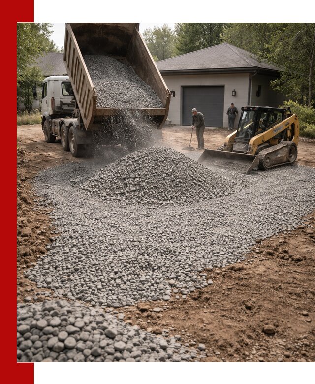 Щебень для парковки в Абакане: доставка и укладка качественного материала