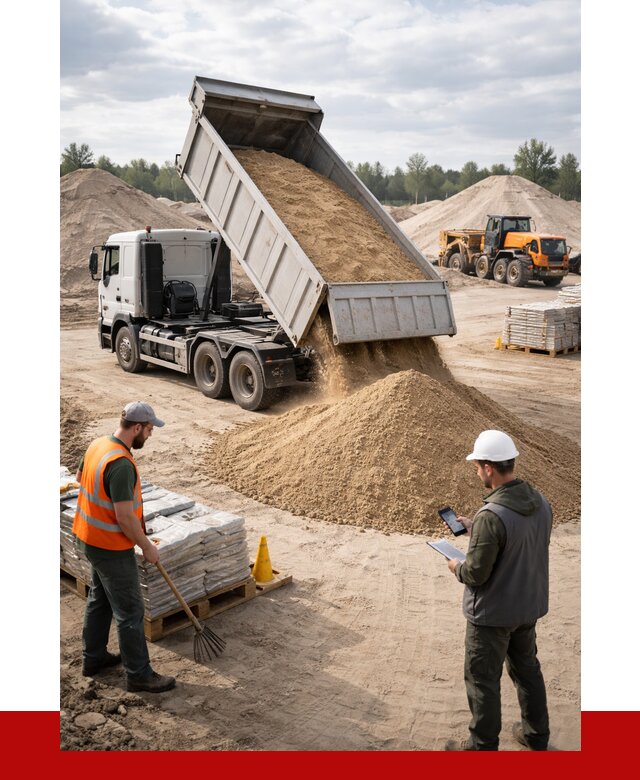Карьерный песок с доставкой в Абакане от 3677 р. ПРОНЕРУДБкн