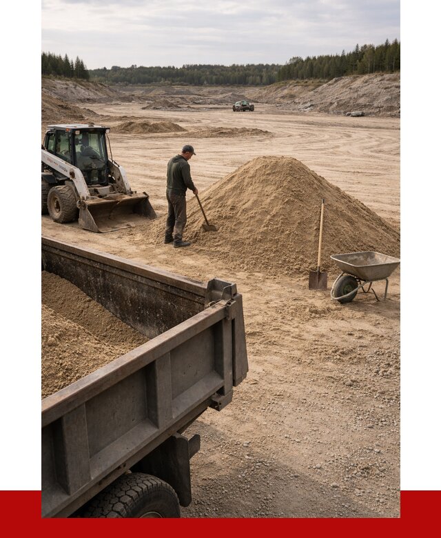 Карьерный песок среднезернистый в Абакане, от 2247 р. ПРОНЕРУДБкн
