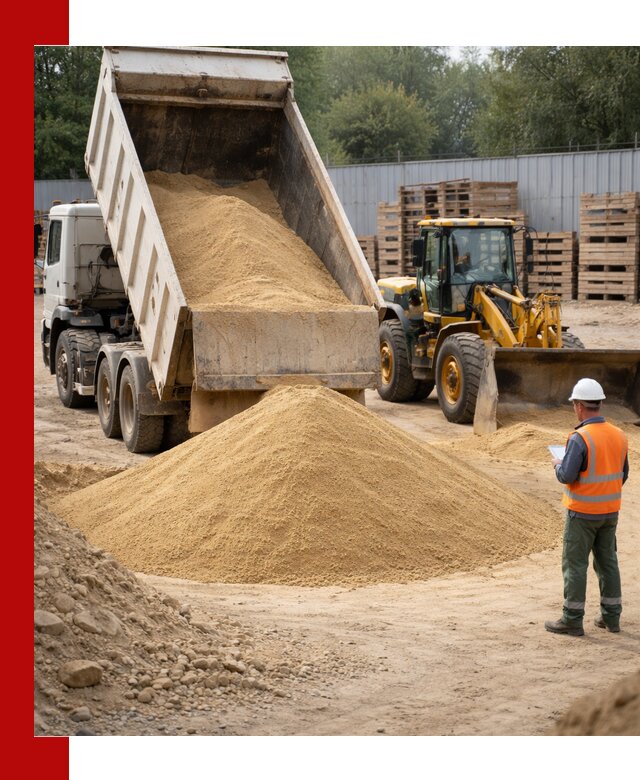 Доставка карьерного мелкозернистого песка в Абакане