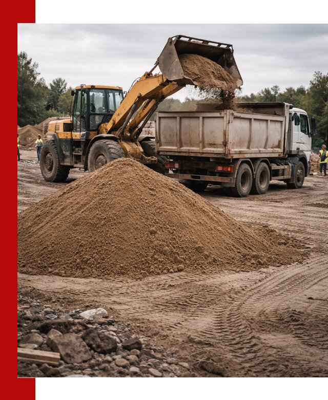 Доставка речного песка навалом в Абакане быстро и выгодно