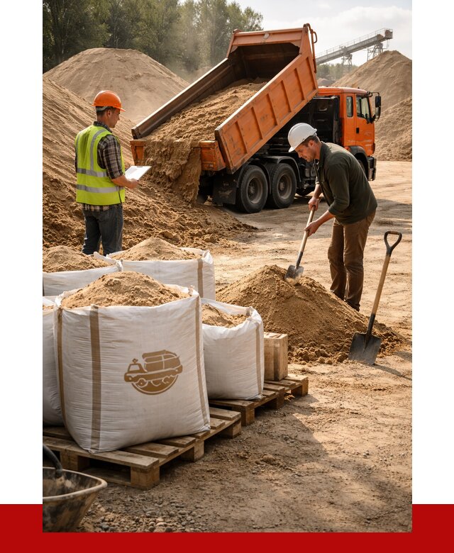 Строительный песок в Абакане от 2247 р. с доставкой, ПРОНЕРУДБкн