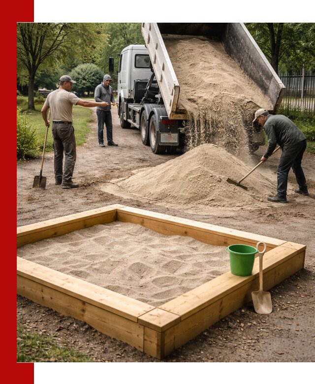 Песок для песочницы с доставкой в Абакане недорого и чистый
