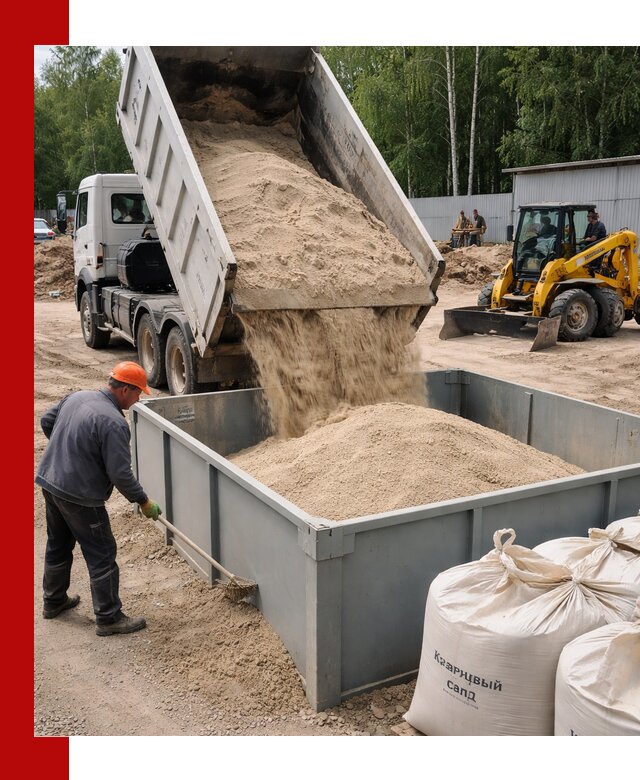 Кварцевый песок для фильтра в Абакане — доставка и качество