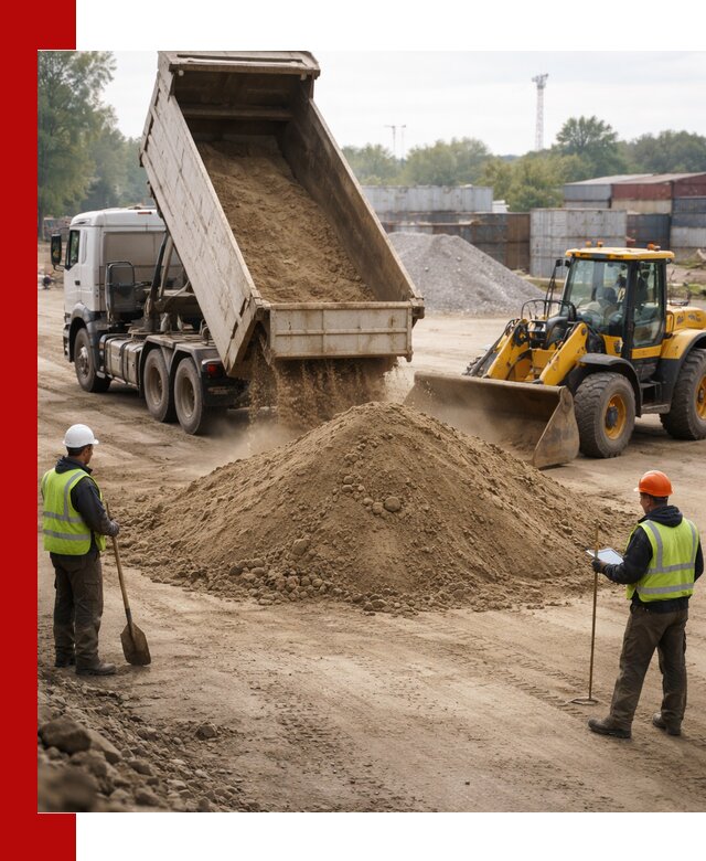 Доставка и продажа пескогрунта оптом и в розницу в Абакане