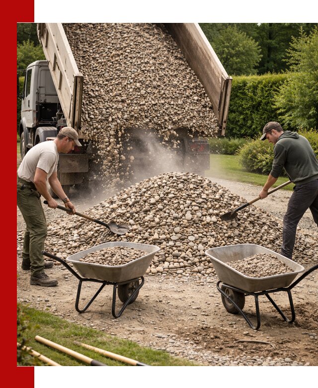 Доставка и продажа декоративной гальки в Абакане