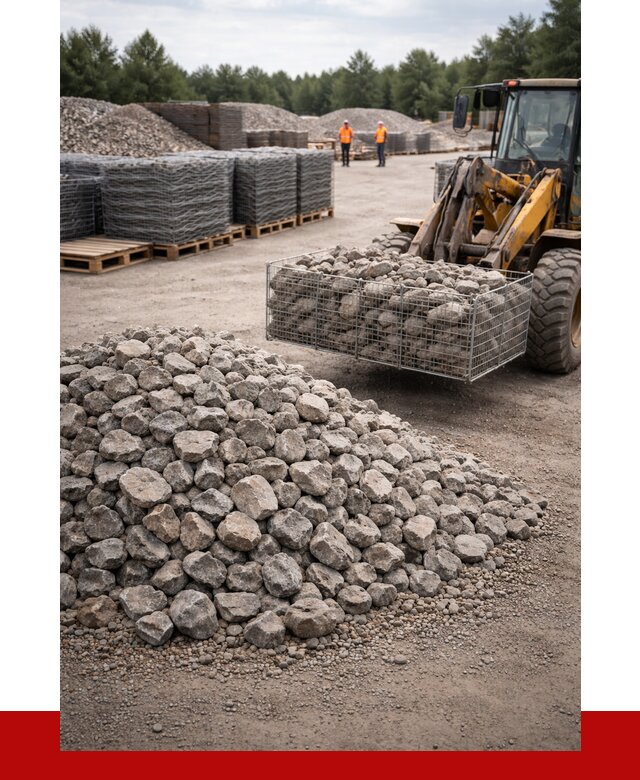 Камень для габионов фракция 70-150 в Абакане от 4290 р. | ПРОНЕРУДБкн