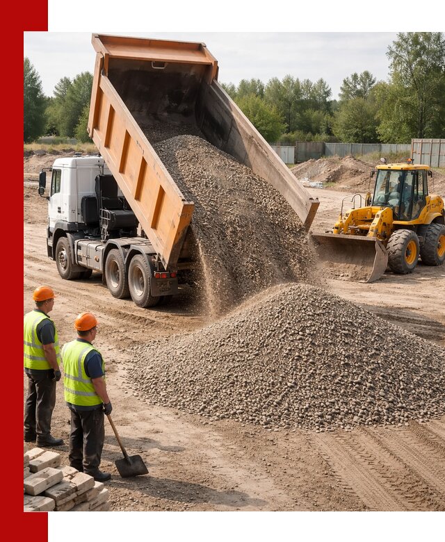 Доставка щебёночно-песчаной смеси ЩПС С7 в Абакане