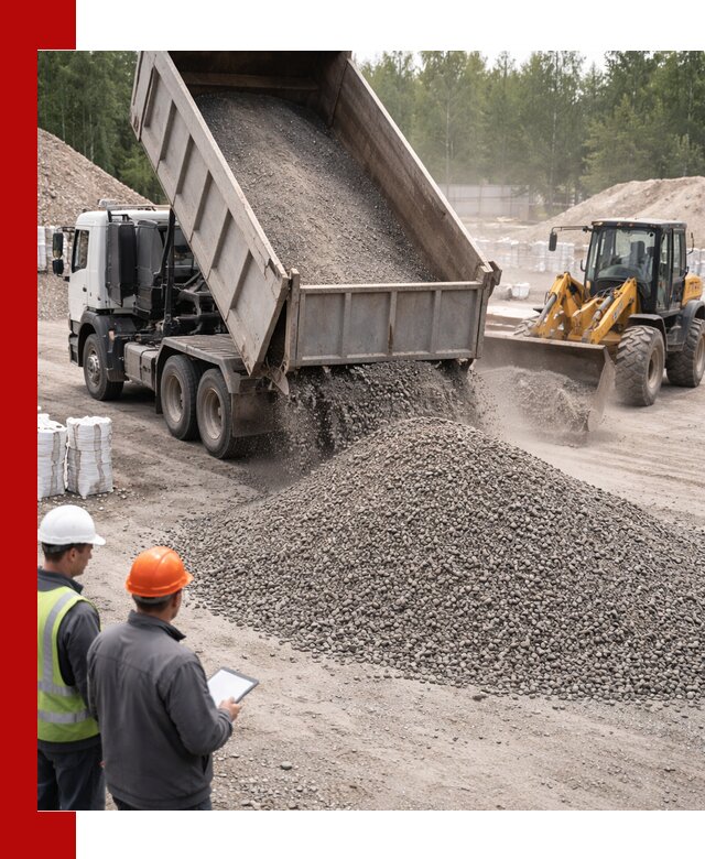 Доставка и продажа гранитного отсева 0-10 в Абакане