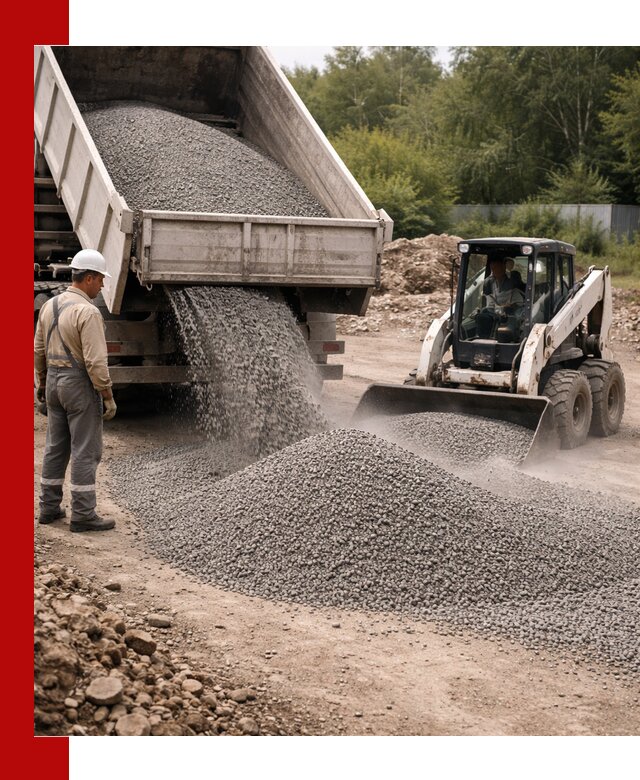 Доставка гравийного отсева 0-5 в Абакане оптом и в розницу