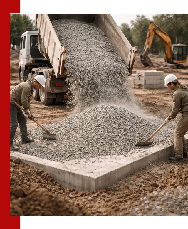 Доставка и продажа отсева для бетона в Абакане