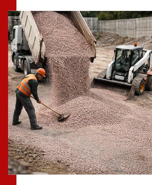 Крошка розовый гранит с доставкой в Абакане от производителя