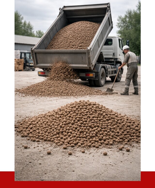 Керамзит с доставкой в Абакане от 4290 р. за м3 | ПРОНЕРУДБкн