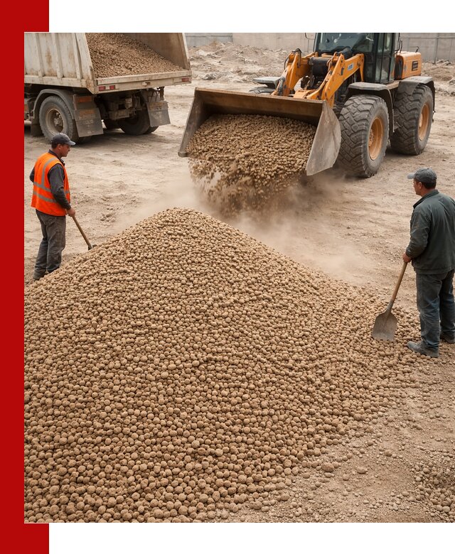 Керамзит фракция 10-20 с доставкой в Абакане