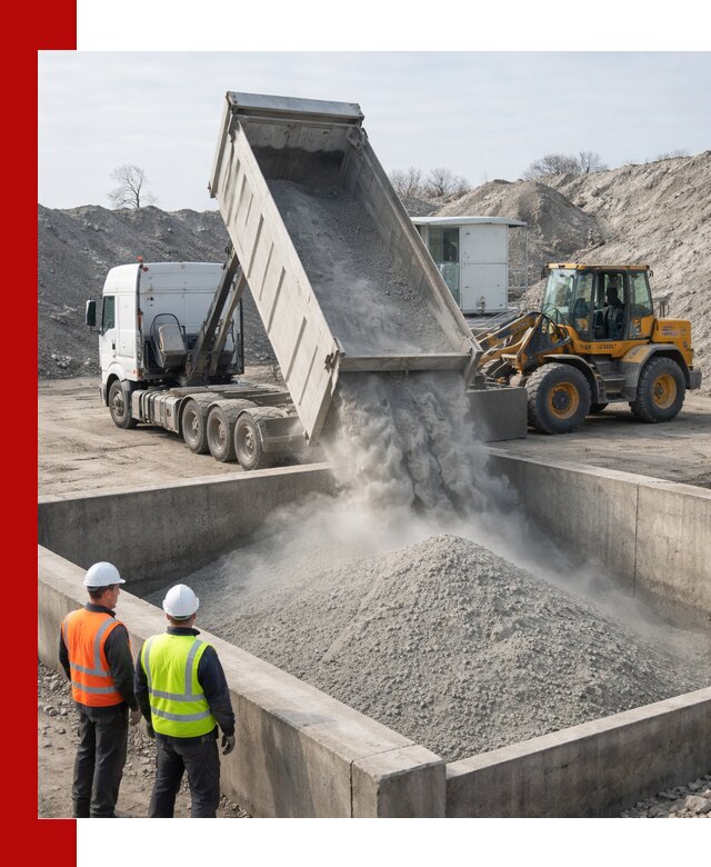 Доставка цемента навалом в Абакане крупными партиями