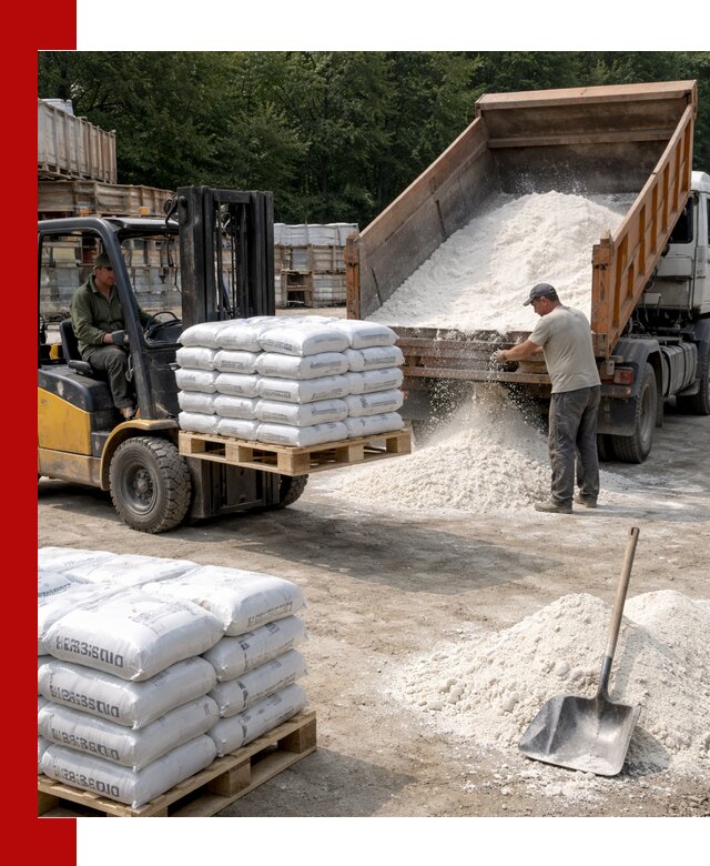 Доставка строительной извести оптом и в розницу в Абакане