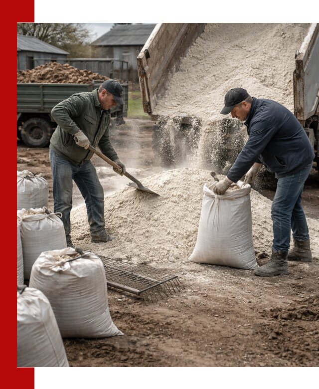 Доставка извести пушонки в Абакане оптом и мелким оптом