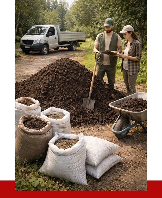 Купить грунт с доставкой в Абакане от 4597 р. за м3 | ПРОНЕРУДБкн