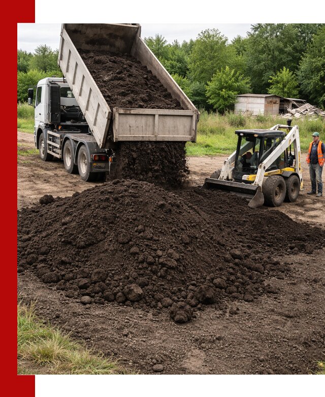 Поставка плодородной земли с доставкой самосвалом в Абакане