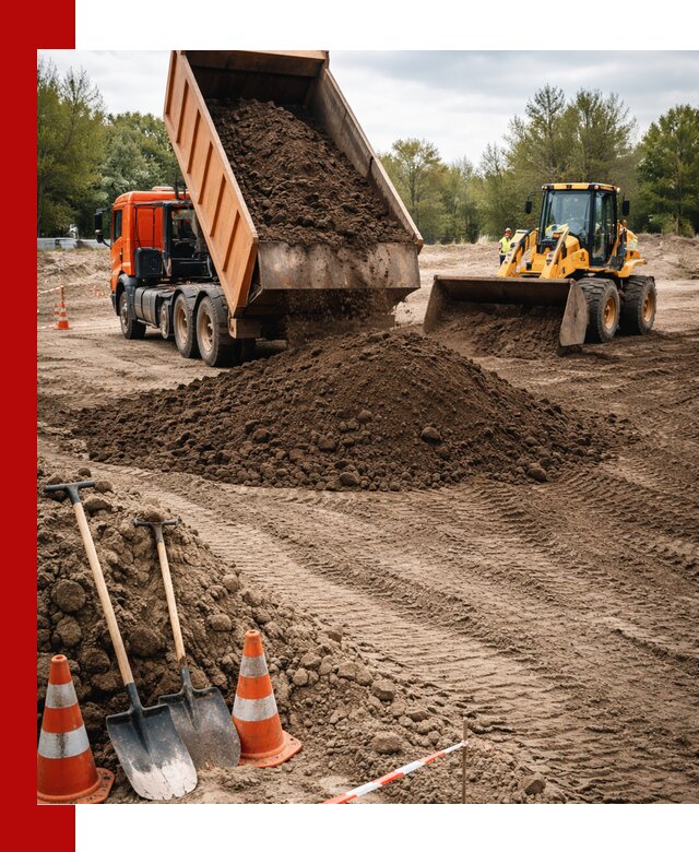 Поставка и доставка планировочного грунта в Абакане