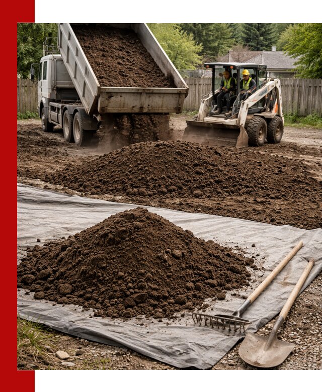 Грунт для отсыпки участка с доставкой в Абакане