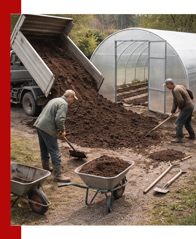 Грунт для теплицы с доставкой в Абакане — плодородный субстрат под растения