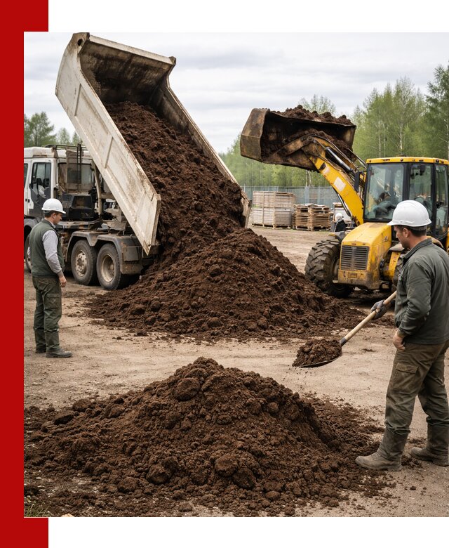 Доставка торфа оптом и в мешках в Абакане