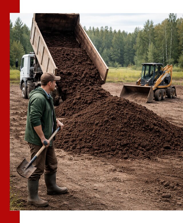 Купить верховой торф с доставкой в Абакане для садоводства и растений