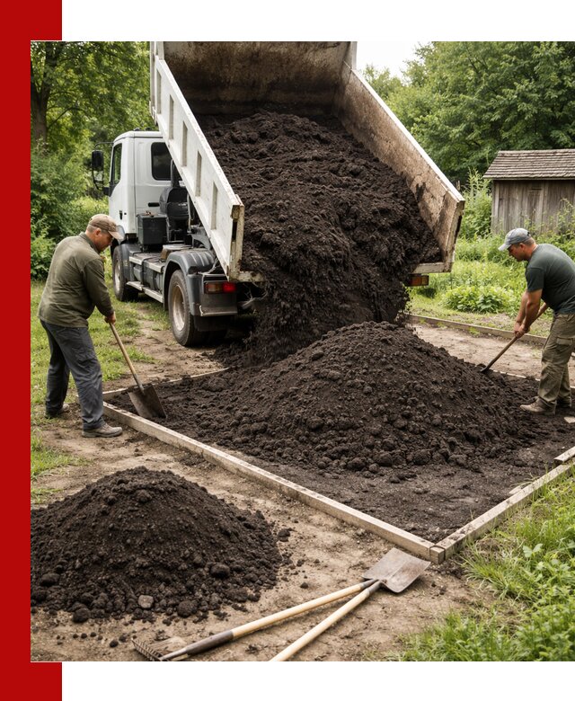 Купить чистый чернозем для огорода с доставкой в Абакане